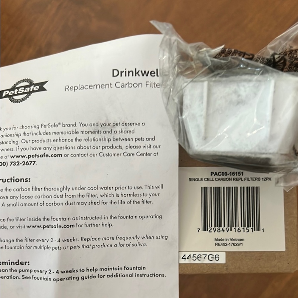 NIB PetSafe 12 Drinkwell Replacement Carbon Filters